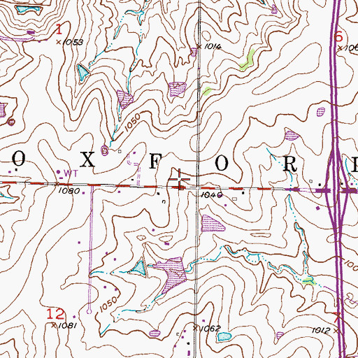 Topographic Map of Wincrest Office Park, KS