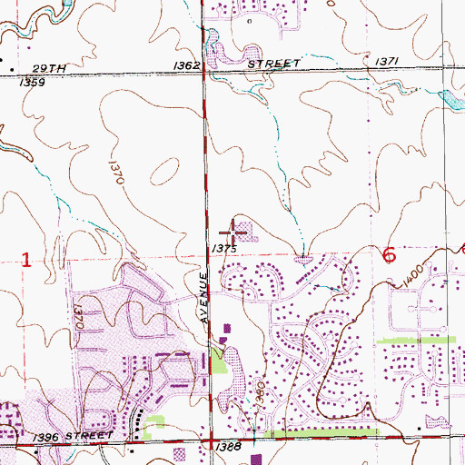 Topographic Map of Galichia Heart Hospital, KS