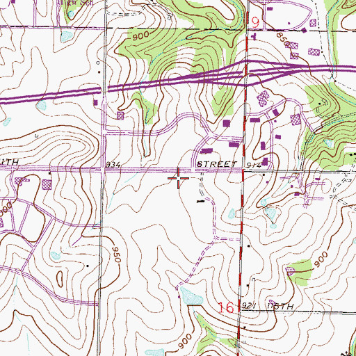 Topographic Map of Doctors Hospital, KS