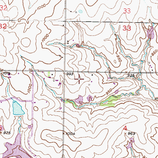 Topographic Map of Grace Gardens of Leawood Assisted Living Facility, KS