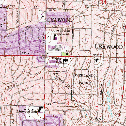 Topographic Map of Forum Retirement Center, KS