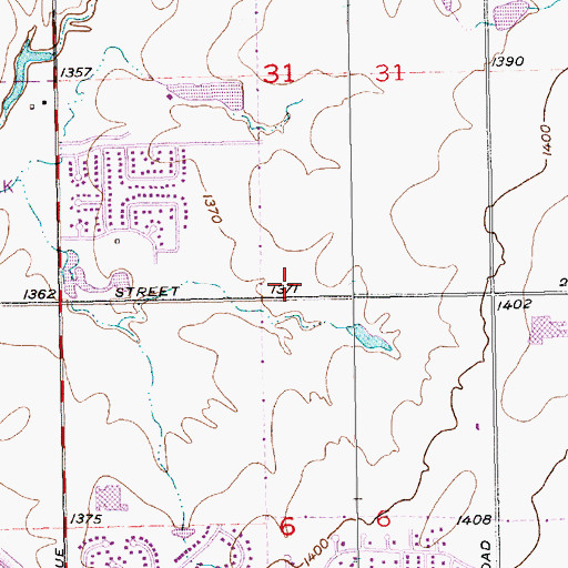 Topographic Map of Saint Michael Church Western Rite, KS