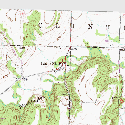 Topographic Map of Western Plains Church of the Brethren, KS