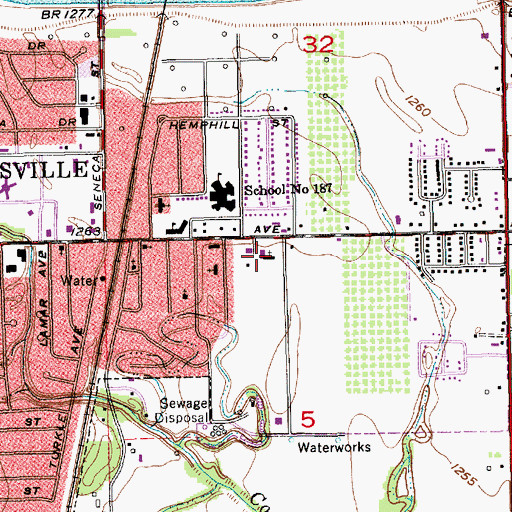Topographic Map of Haysville United Methodist Church, KS