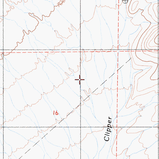 Topographic Map of Van Winkle Wash, CA