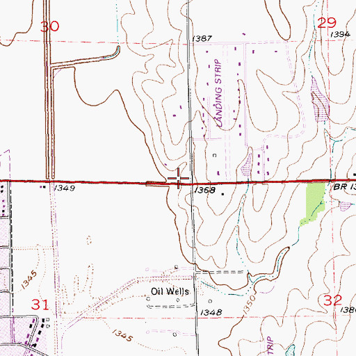 Topographic Map of Valley Center Christian Church, KS