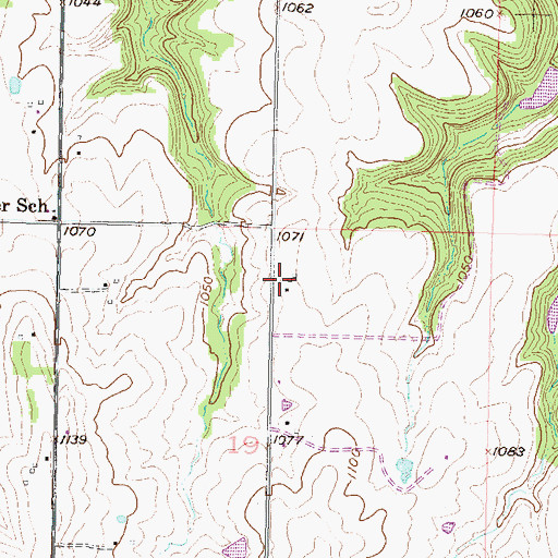 Topographic Map of Loma Vista Nursery, KS