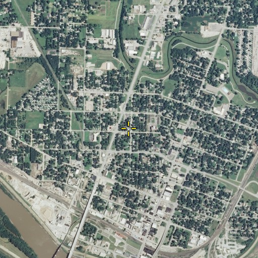 Aerial/Satellite Image of Calvary Church of God in Christ, KS