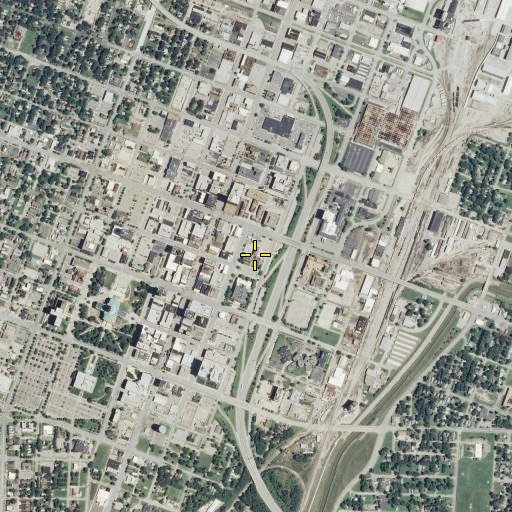 Aerial/Satellite Image of Topeka City Hall, KS
