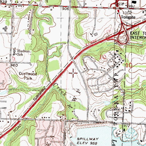 Topographic Map of The House of The Lord Church, KS