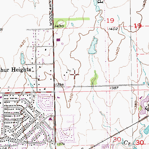 Topographic Map of Catholic Care Center Nursing Home, KS