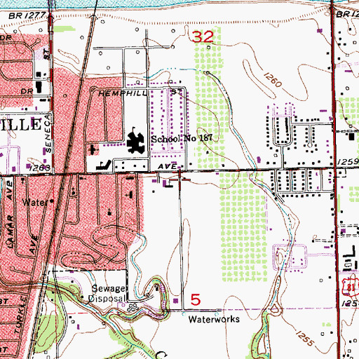 Topographic Map of Haysville Senior Center, KS