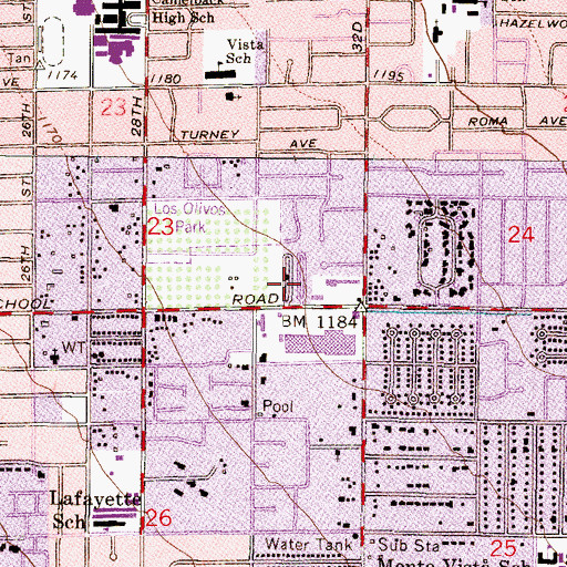 Topographic Map of Squaw Peak Terrace, AZ