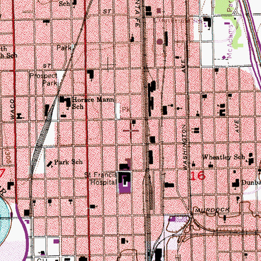 Topographic Map of Church of God Seventh Day, KS