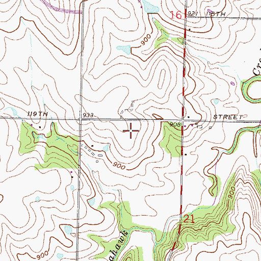 Topographic Map of Saint Joseph Medical Center Villa Saint Joseph Nursing Home, KS