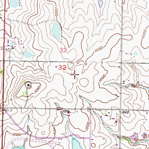 Topographic Map of Nicklaus Golf Club at Lions Gate, KS