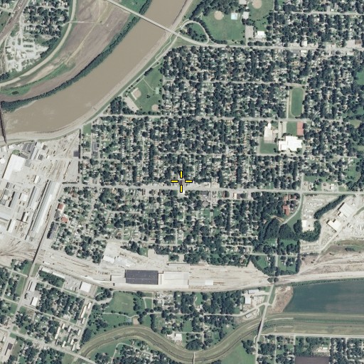 Aerial/Satellite Image of River of Life Family Church, KS