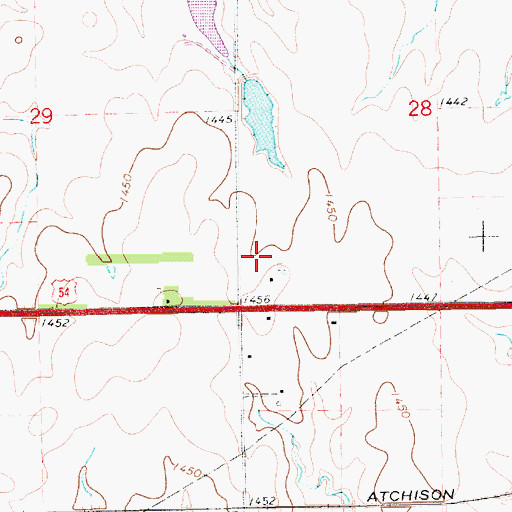 Topographic Map of The Church of the Holy Spirit, KS