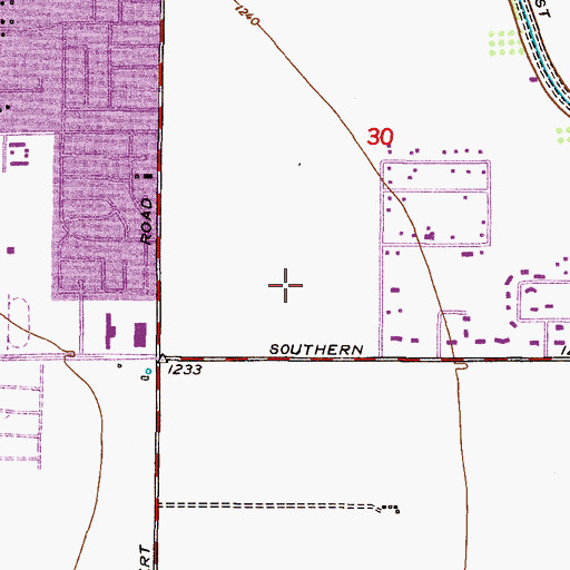 Topographic Map of Summer Place Trails, AZ