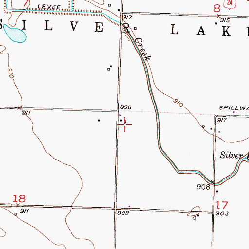 Topographic Map of Lambert Greenhouse and Nursery, KS