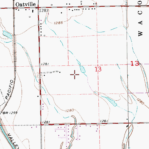 Topographic Map of Second Addition Mobile Home Park, KS