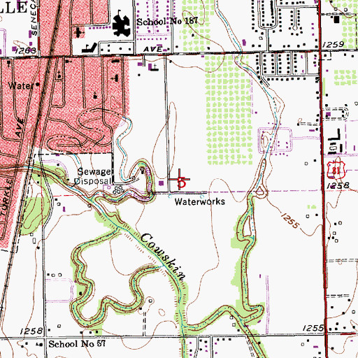 Topographic Map of Haysville Wastewater Plant, KS