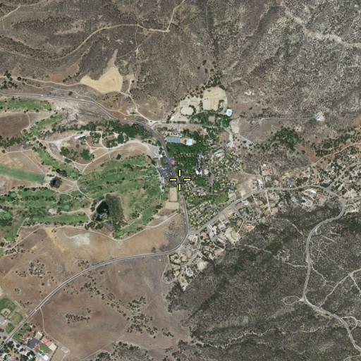 Aerial/Satellite Image of Warner Springs, CA
