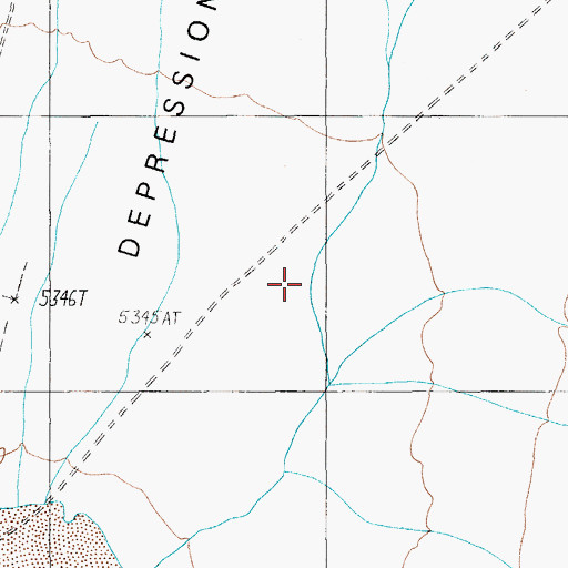 Topographic Map of Nevada Test and Training Range, NV
