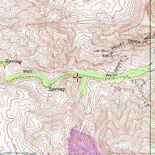 Topographic Map of Warren Canyon, CA