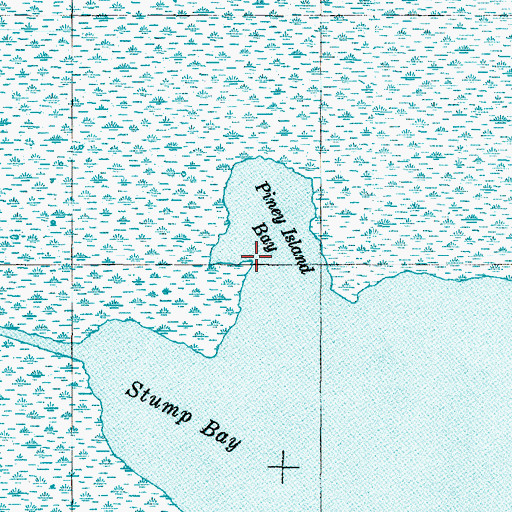 Topographic Map of Point of Marsh Target Airfield, NC