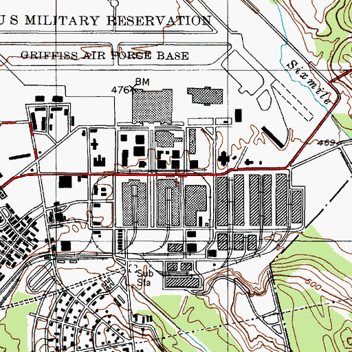 Topographic Map of Rome Laboratory, NY