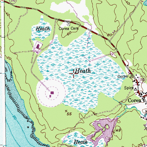 Topographic Map of Security Group Activity Winter Harbor, ME