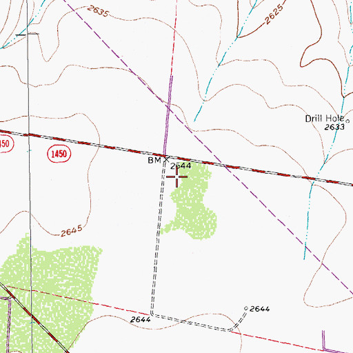 Topographic Map of Smithers Emitter Site, TX