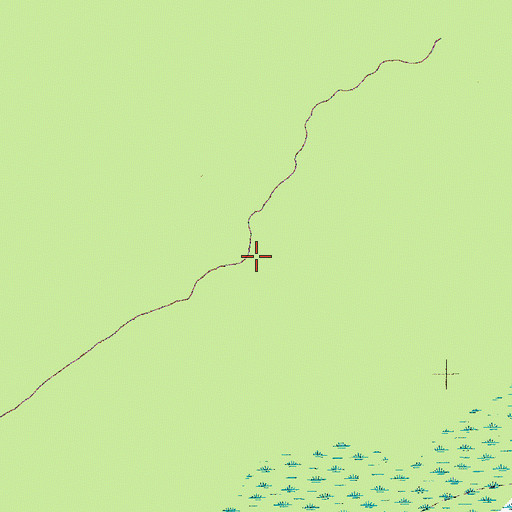 Topographic Map of Air Force Dare County Bombing Range, NC