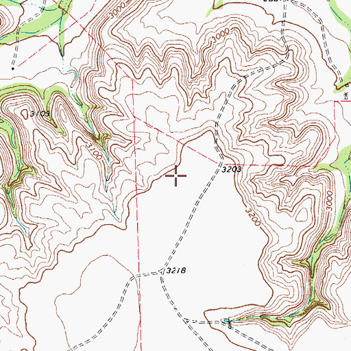 Topographic Map of Bakersfield Emitter Site, TX