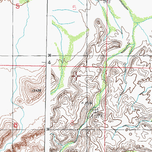 Topographic Map of Barry M Goldwater East Range, AZ