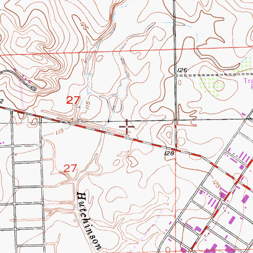 Topographic Map of Beale Air Force Base, CA