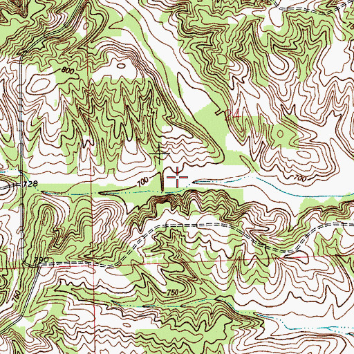 Topographic Map of Camp Atterbury Joint Maneuver Training Center, IN