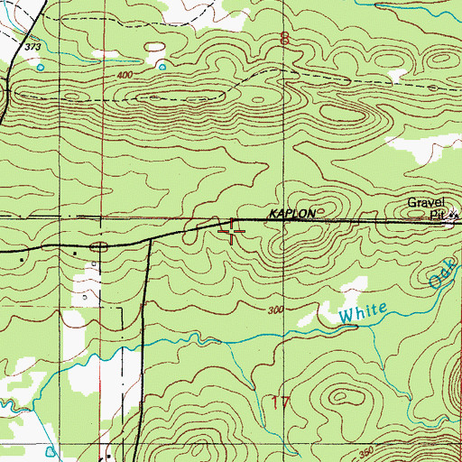 Topographic Map of Camp Joseph T Robinson, AR