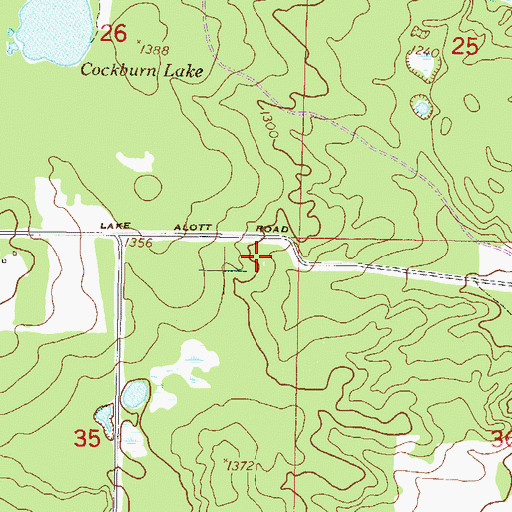 Topographic Map of Camp Ripley, MN