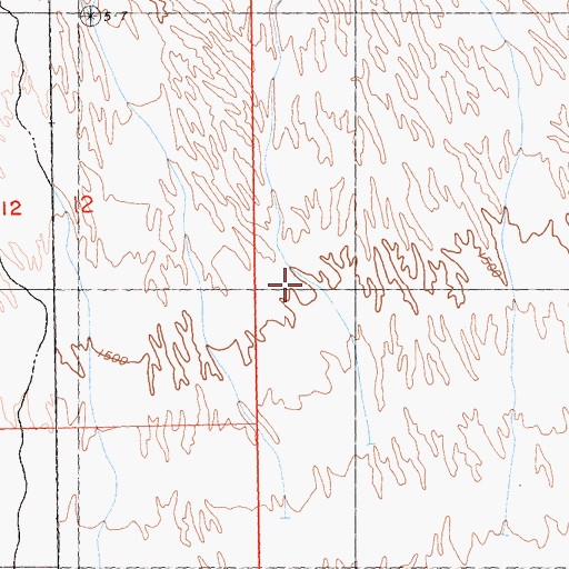 Topographic Map of Chocolate Mountain Aerial Gunnery Range, CA