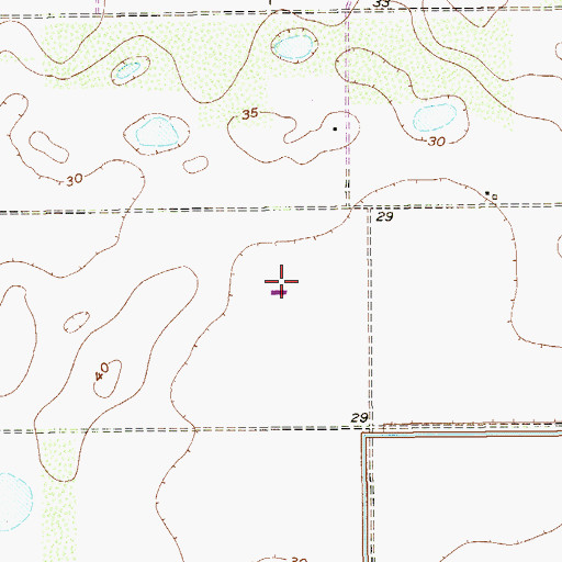 Topographic Map of Coast Guard Station Raymondville, TX