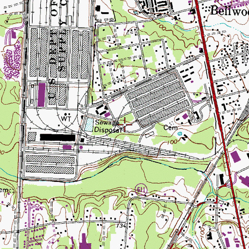 Topographic Map of Defense Supply Center Richmond, VA