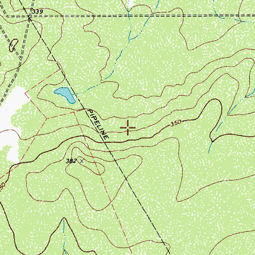 Topographic Map of Escondido McMullen Range, TX