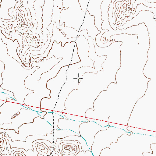 Topographic Map of Fort Bliss, NM