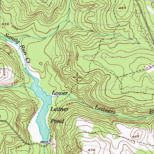 Topographic Map of Fort Gordon, GA