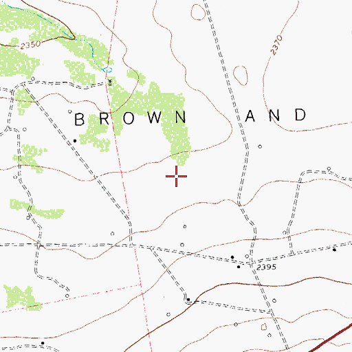 Topographic Map of Girvin Emitter Site, TX