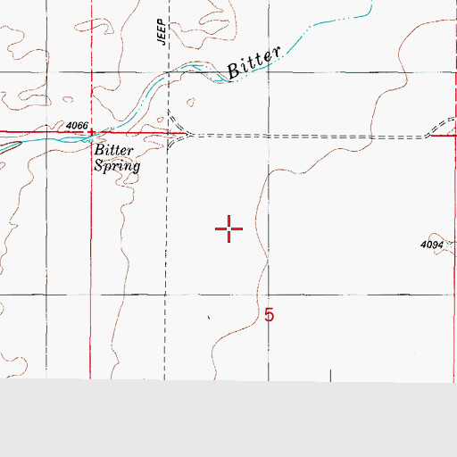Topographic Map of Holloman Air Force Base, NM