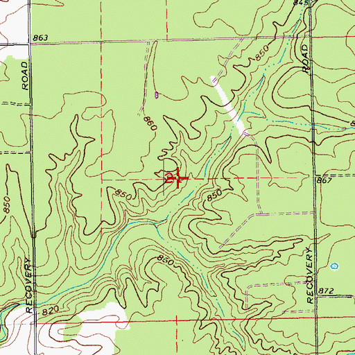 Topographic Map of Jefferson Proving Grounds, IN