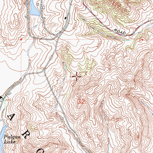 Topographic Map of Marine Corps Base Camp Pendleton, CA